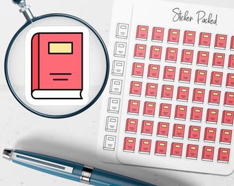 Book Planner Sticker Book Icon Sticker Book Sticker