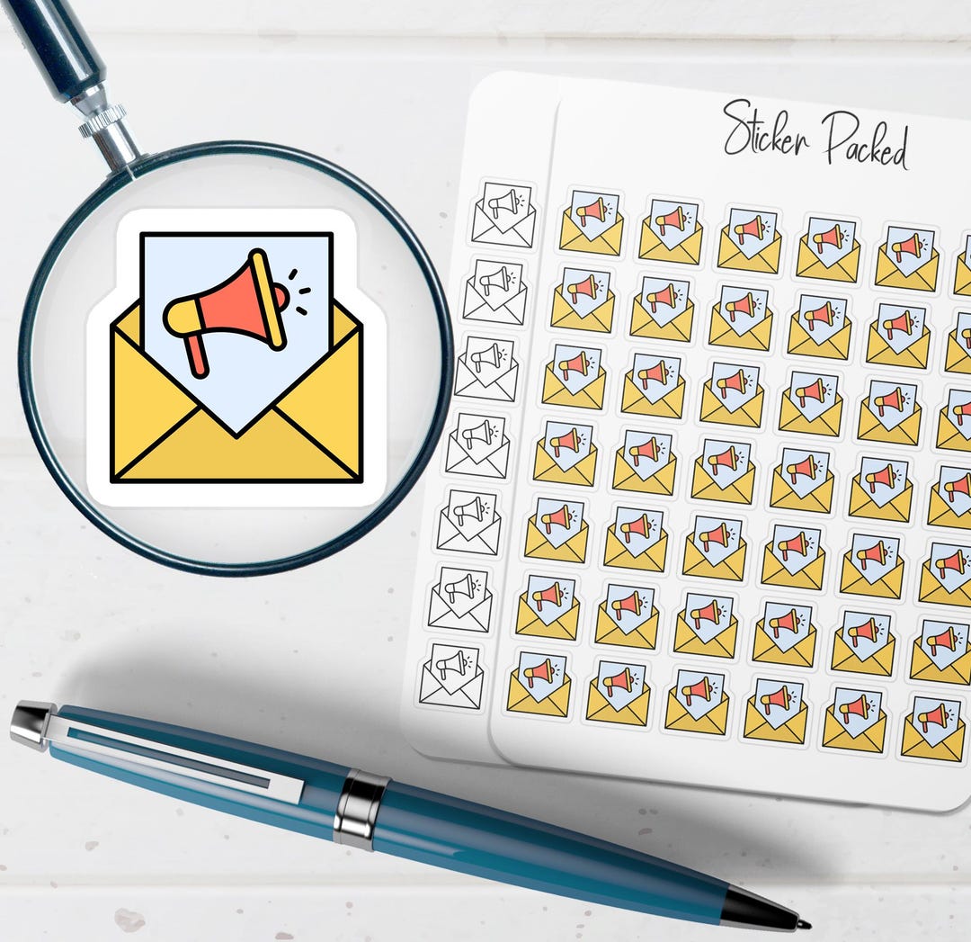 Email Marketing Sticker Email Marketing Planner Sticker Email Marketing Icon Sticker Email ...