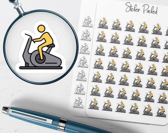 Stationary Bike Planner Sticker Stationary Bike Icon Sticker Stationary Bike Sticker
