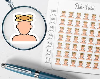 Dizziness Planner Sticker Dizziness Icon Sticker Dizziness Sticker