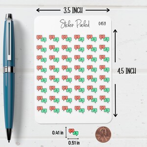 Q and A Planner Sticker Q and A Icon Sticker Q and A Sticker - Etsy