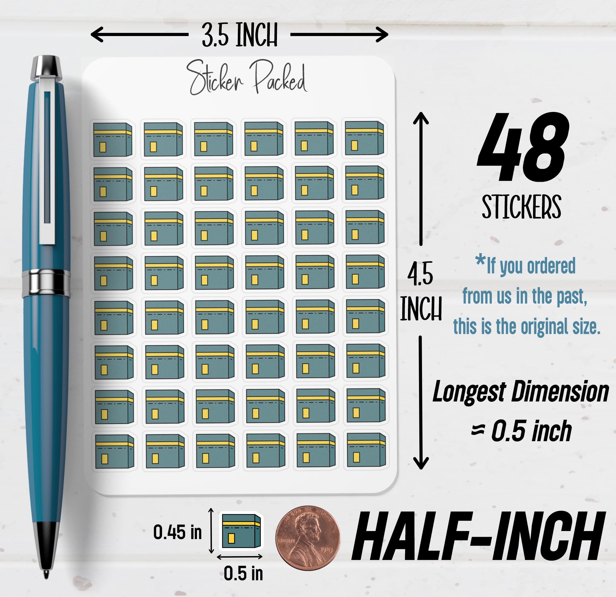 Kaaba Planner Sticker Kaaba Icon Sticker Kaaba Sticker - Etsy