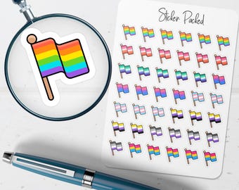 Pride Flags Planner Sticker Pride Flags Icon Sticker Pride Flags Sticker