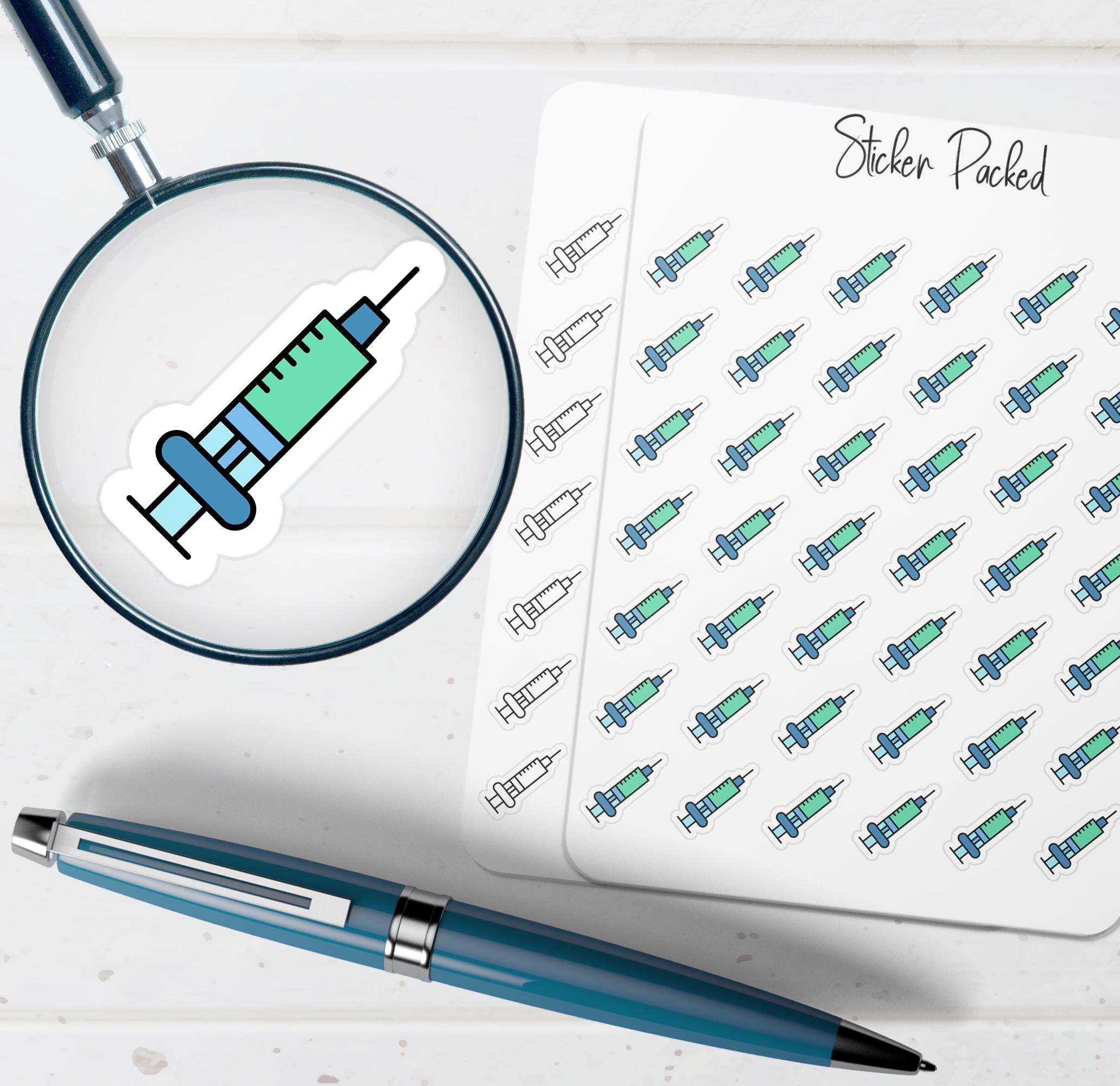 Injection Planner Sticker Injection Icon Sticker Injection Sticker - Etsy