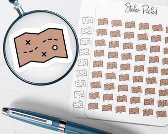 Map Planner Sticker Map Icon Sticker Map Sticker