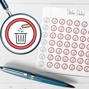 Garbage Planner Sticker Garbage Icon Sticker Garbage Sticker
