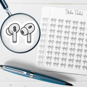 Airpods Planner Sticker Airpods Icon Sticker Airpods Sticker