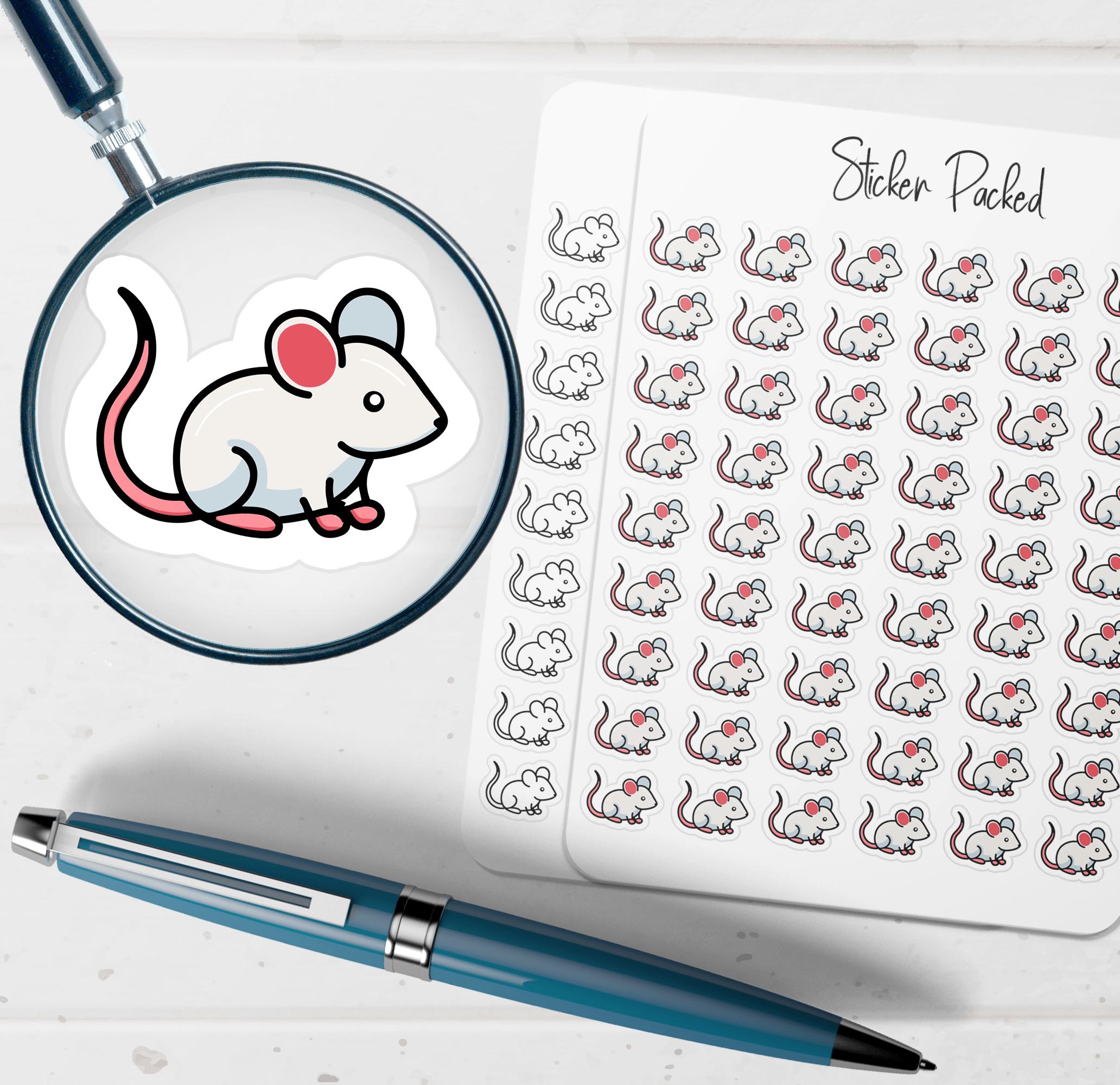 Mouse Virtual Sticker Mouse Planner Sticker Mouse Icon Sticker Mouse Sticker - Etsy