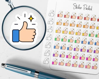Thumbs Up Like Planner Sticker Thumbs Up Like Icon Sticker Thumbs Up Like Sticker