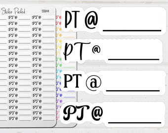 Physical Therapy Planner Sticker Physical Therapy Script Sticker Physical Therapy Word Sticker Physical Therapy Script Planner Sticker