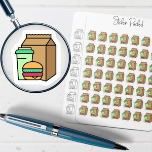 Fast Food Planner Sticker Fast Food Icon Sticker Fast Food Sticker