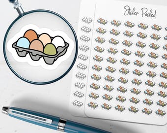 Egg Carton Planner Sticker Egg Carton Icon Sticker Egg Carton Sticker