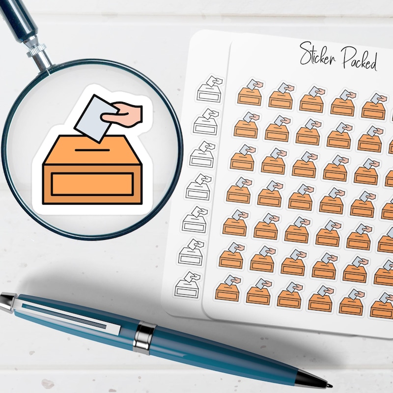 Sticker Voting Box Voting Stickers - Etsy