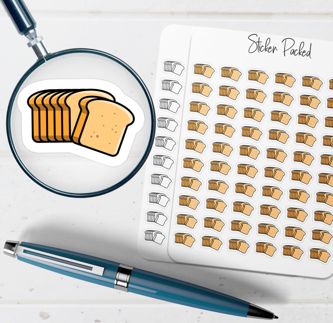 Sliced Bread Planner Sticker Sliced Bread Icon Sticker Sliced Bread ...
