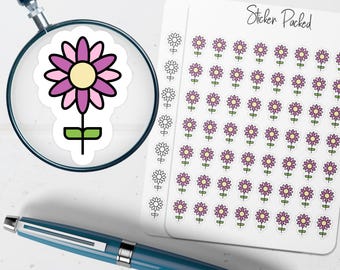 Flower Planner Sticker Flower Icon Sticker Flower Sticker