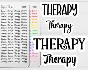 Therapy Planner Sticker Therapy Script Sticker Therapy Word Sticker Therapy Script Planner Sticker
