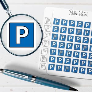 Parking Planner Sticker Parking Icon Sticker Parking Sticker