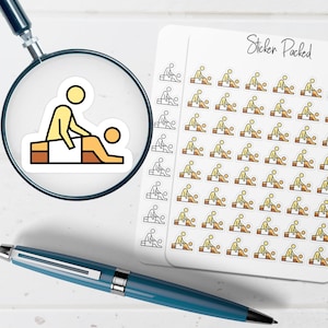 Massage Stickers Massage Appointment Planner Stickers Beauty Pamper Stickers for Planners Spa Planner Stickers Relaxation Planner Stickers