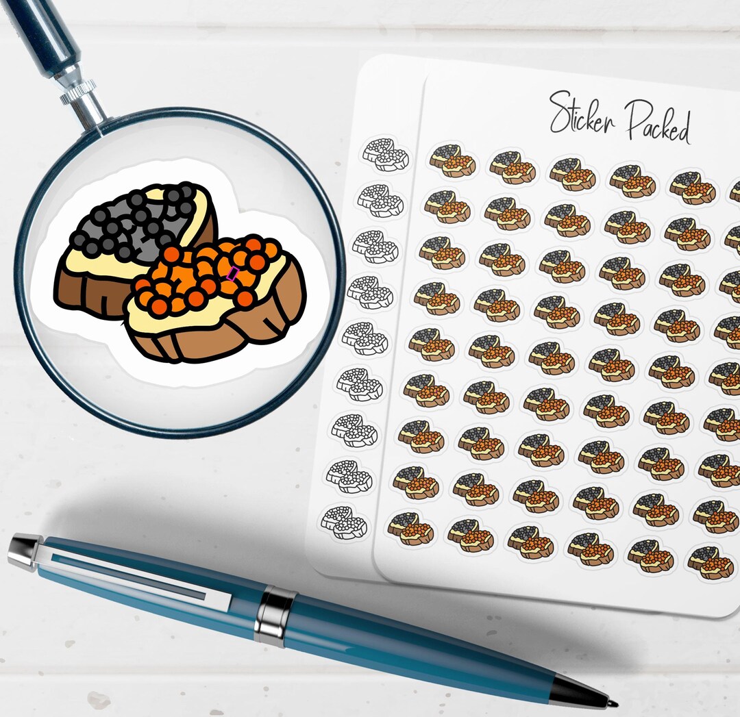 Caviar Planner Sticker Caviar Icon Sticker Caviar Sticker - Etsy