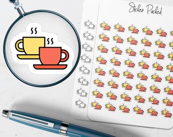 Coffee Cups Planner Sticker Coffee Cups Icon Sticker Coffee Cups Sticker