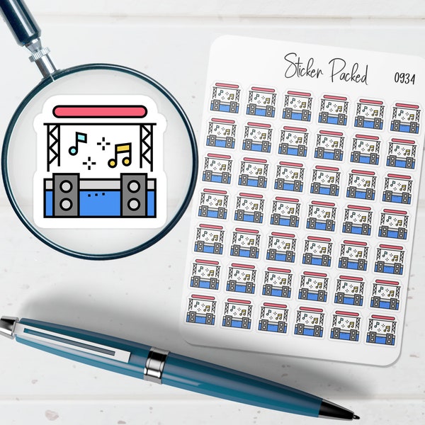 Concert Planner Sticker Concert Icon Sticker Concert Sticker