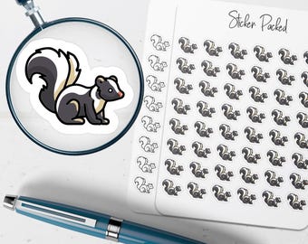Skunk Planner Sticker Skunk Icon Sticker Skunk Sticker
