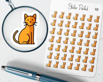 Cat Planner Sticker Cat Icon Sticker Cat Sticker