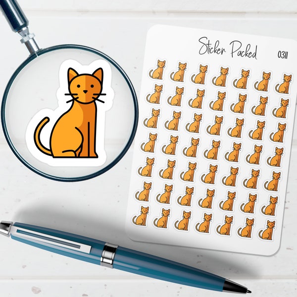 Cat Planner Sticker Cat Icon Sticker Cat Sticker