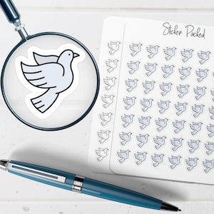 Dove Planner Sticker Dove Icon Sticker Dove Sticker
