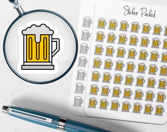 Beer Planner Sticker Beer Icon Sticker Beer Sticker