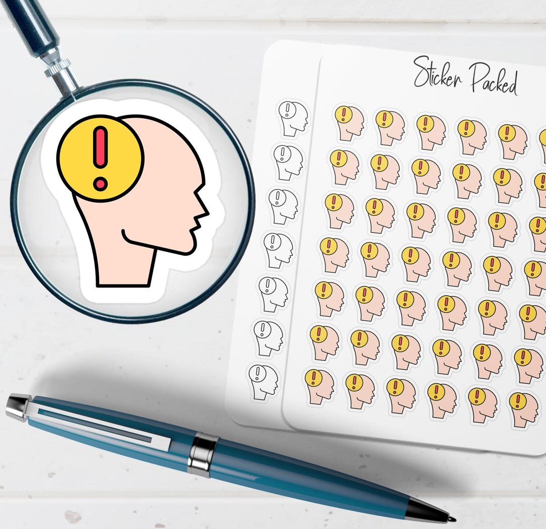 Panic Bar Sticker Panic Planner Sticker Panic Icon Sticker Panic Sticker Mental Health ...