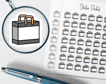 Retail Bag Planner Sticker Retail Bag Icon Sticker Retail Bag Sticker