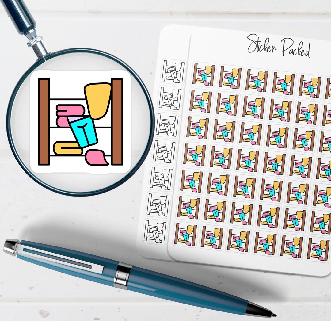 Declutter Closet Planner Sticker Declutter Closet Icon Sticker ...