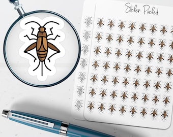 Cricket Planner Sticker Cricket Icon Sticker Cricket Sticker Insect Planner Sticker Bug Planner Sticker