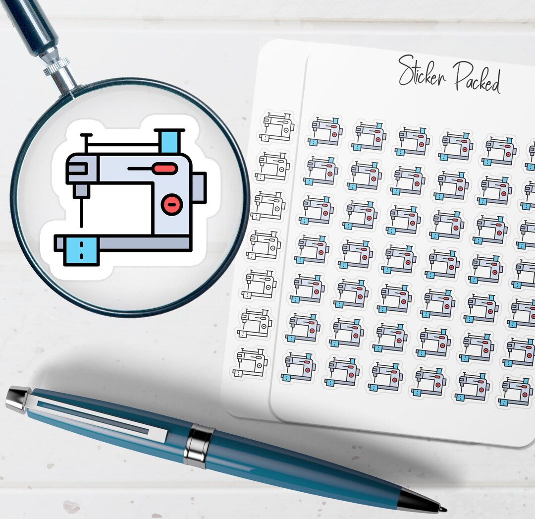 Sewing Machine Planner Sticker Sewing Machine Icon Sticker Sewing ...