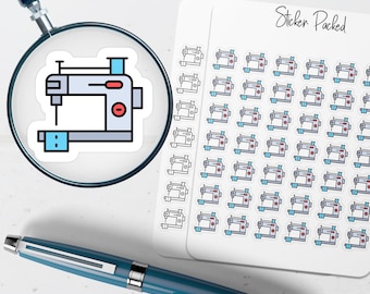 Sewing Machine Planner Sticker Sewing Machine Icon Sticker Sewing Machine Sticker