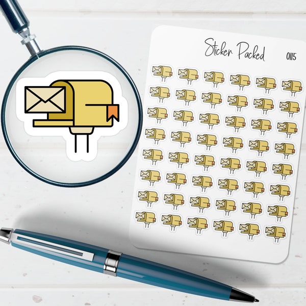 Mailbox Planner Sticker Mailbox Icon Sticker Mailbox Sticker