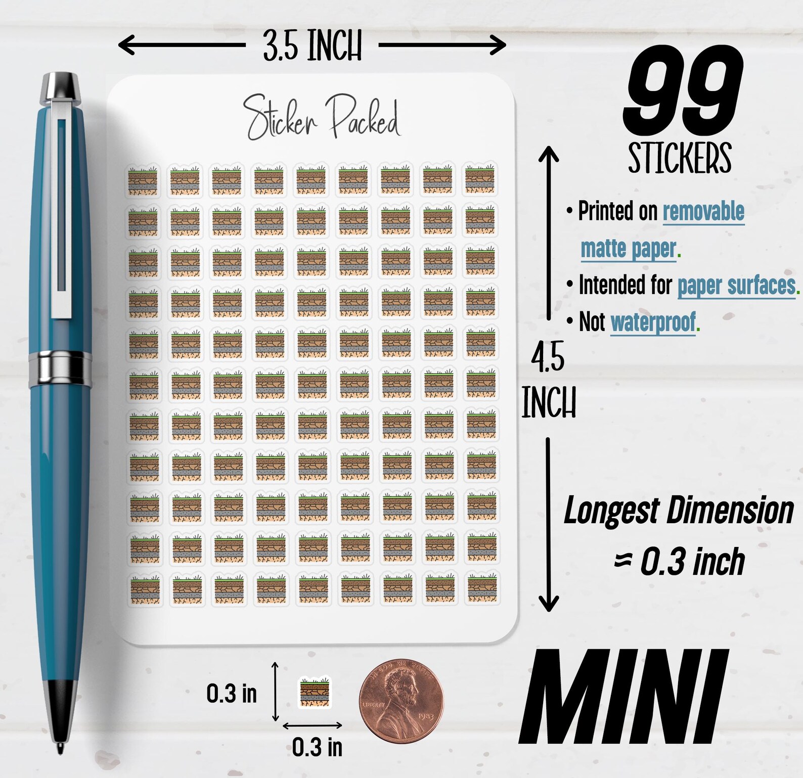 Soil Label Sticker Soil Layers Planner Sticker Soil Layers Icon Sticker Soil Layers ...