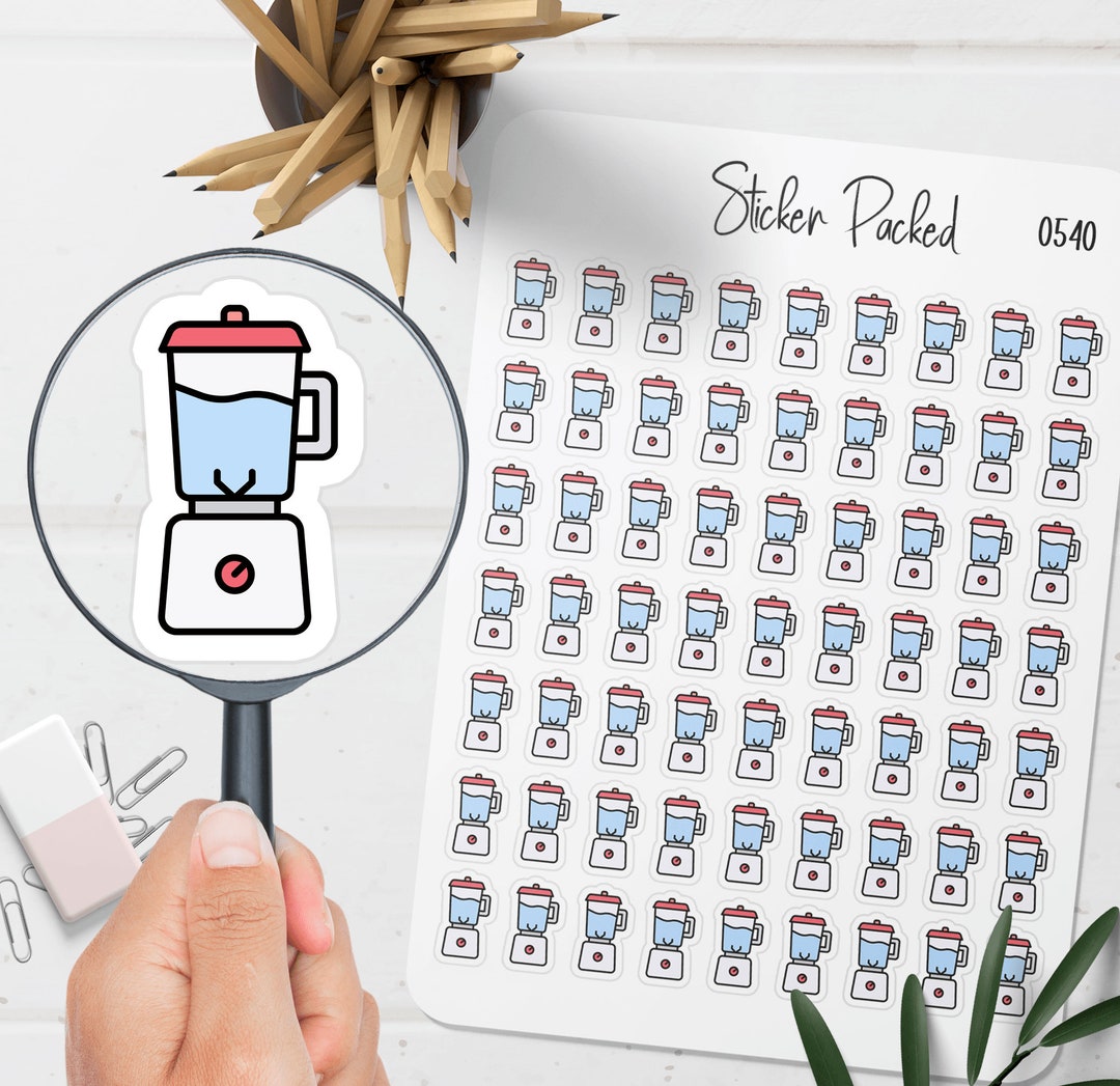 Blender Planner Sticker Blender Icon Sticker Blender Sticker Etsy