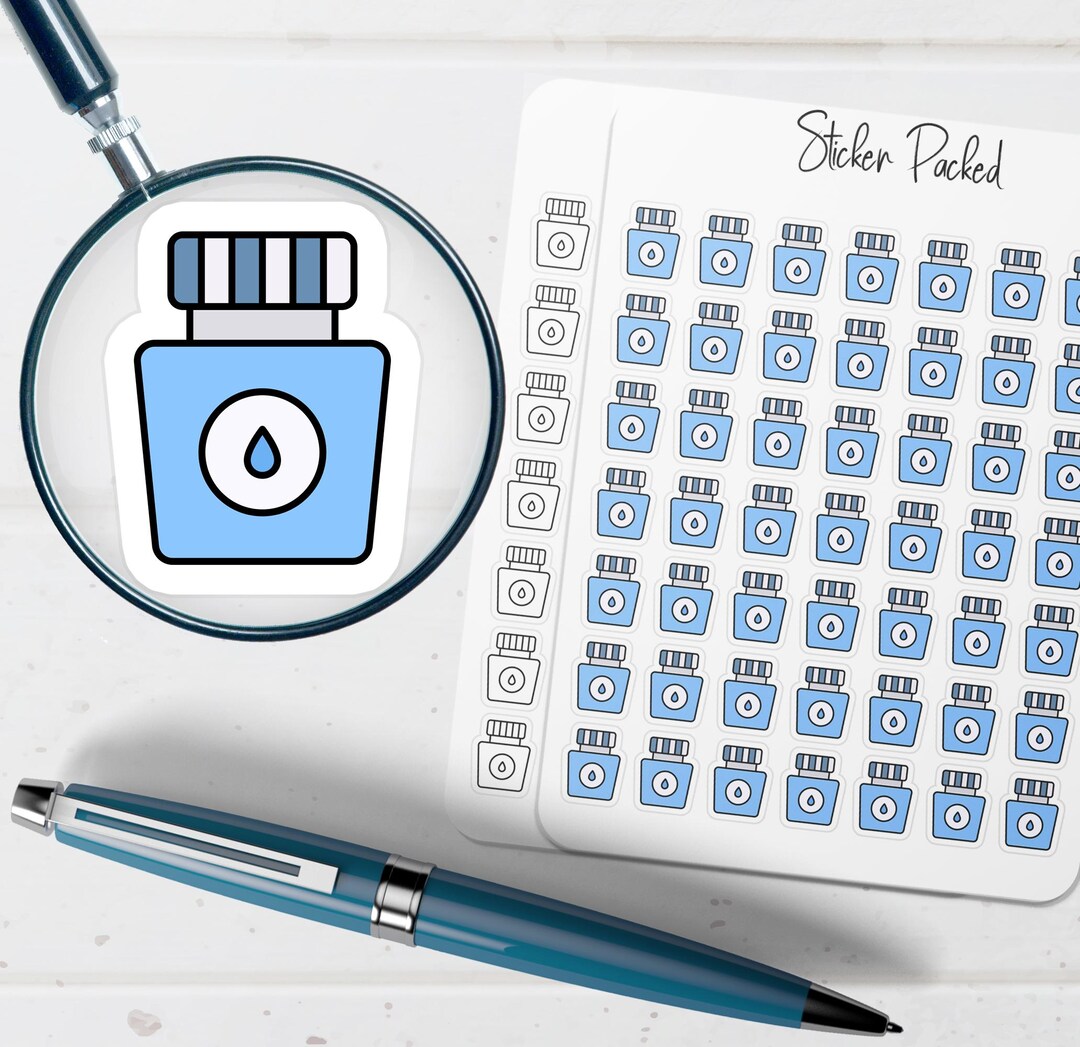 Ink Planner Sticker Ink Icon Sticker Ink Sticker - Etsy