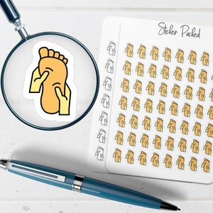 Foot Massage Planner Sticker Foot Massage Icon Sticker Foot Massage Sticker