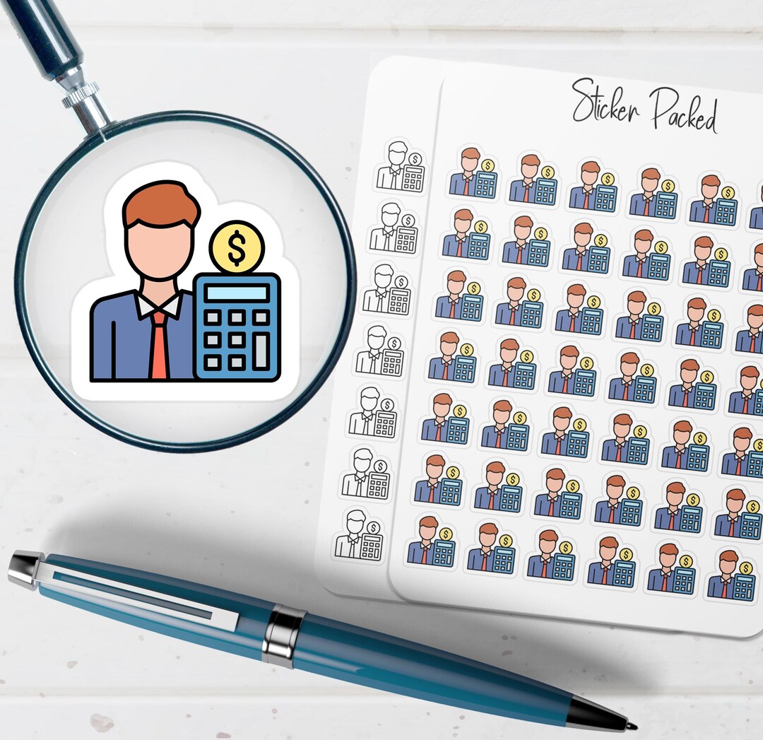 Accountant/controller Sticker Accountant Planner Sticker Accountant Icon Sticker Accountant Sticker ...