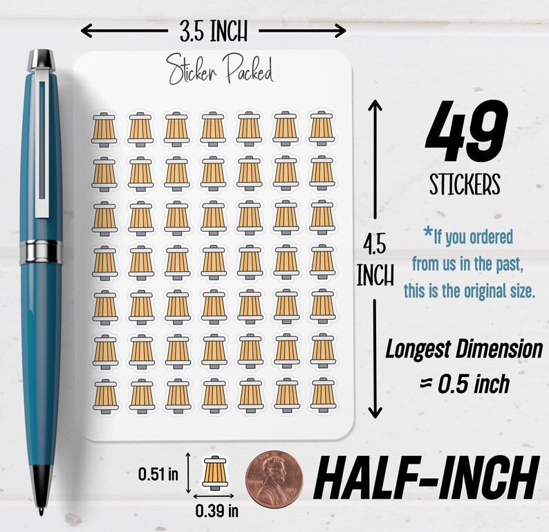 Air Filter Planner Sticker Air Filter Icon Sticker Air Filter Sticker ...