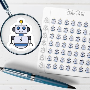Robotics Planner Sticker Robotics Icon Sticker Robotics Sticker