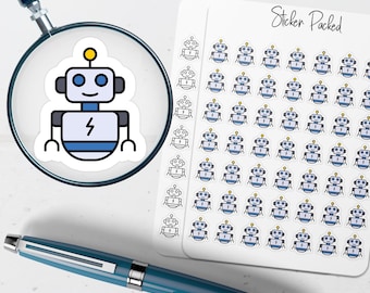 Robotics Planner Sticker Robotics Icon Sticker Robotics Sticker