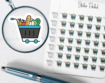 Supermarket Planner Sticker Supermarket Icon Sticker Supermarket Sticker