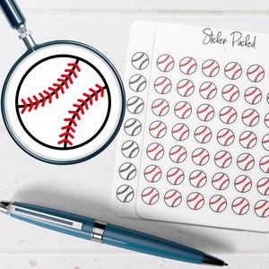 Baseball Planner Stickers Baseball Game Planner Stickers Baseball Practice Stickers for Planners Baseball Stickers for Bullet Journal