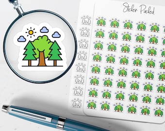 Forest Planner Sticker Forest Icon Sticker Forest Sticker