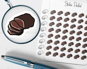 Brisket Planner Sticker Brisket Icon Sticker Brisket Sticker