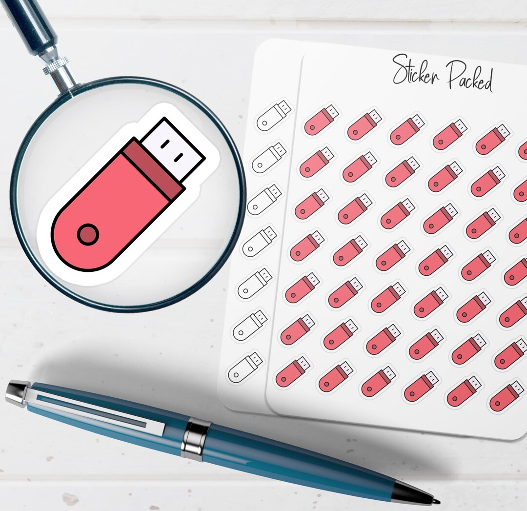 Flash Disk Planner Sticker Flash Disk Icon Sticker Flash Disk Sticker ...